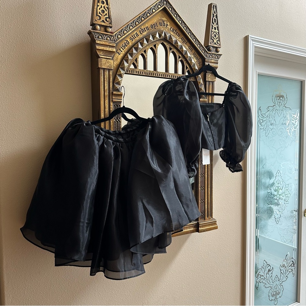 The Puff Top (M) and Skirt (S) Set - Picture 4 of 6